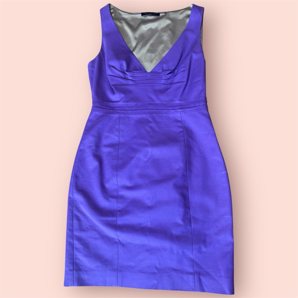 LIGHT PURPLE ELIE TAHARI VINTAGES 90S MINI DRESS SZ MEDIUM SMALL